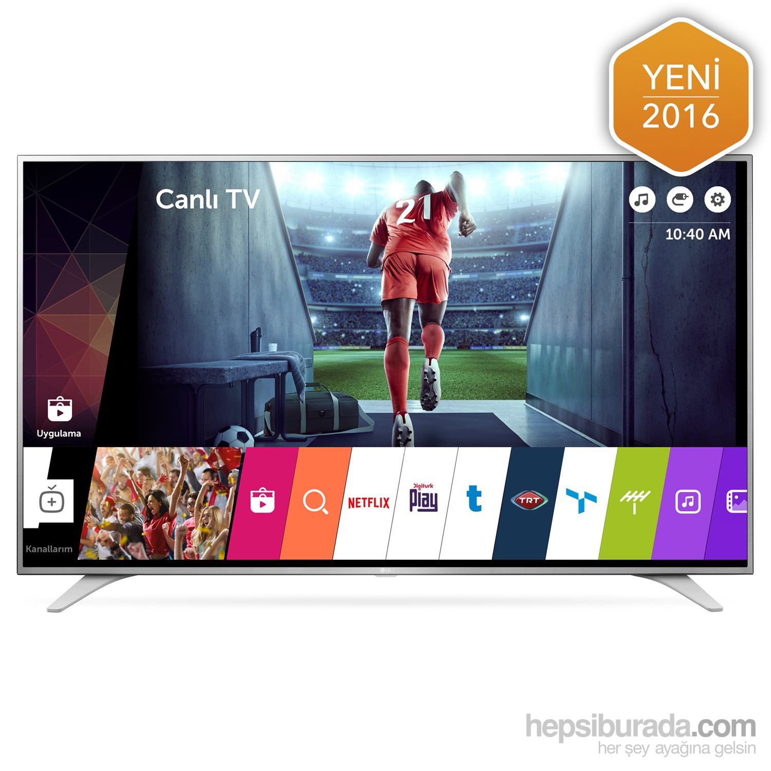 109 Ekran [4K] Uydu Alıcılı Smart(webOS 3.0) LED TV