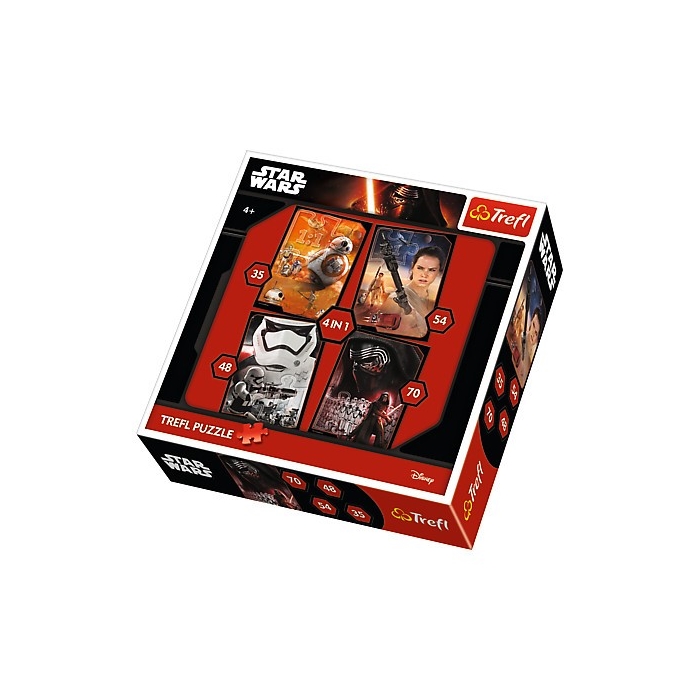 Trefl Star Wars 4 lü Puzzle Seti (35+48+54+70 Parça)