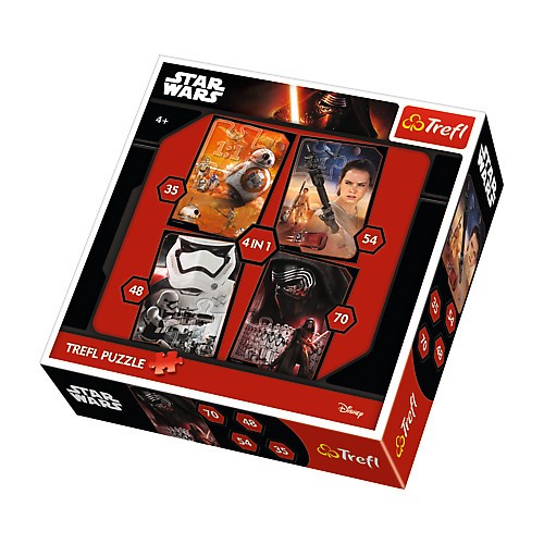 Trefl Star Wars 4 lü Puzzle Seti (35+48+54+70 Parça)
