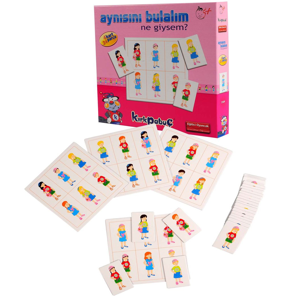 Kırkpabuç Aynısını Bulalım-Ne Giysem-24+4  Parça