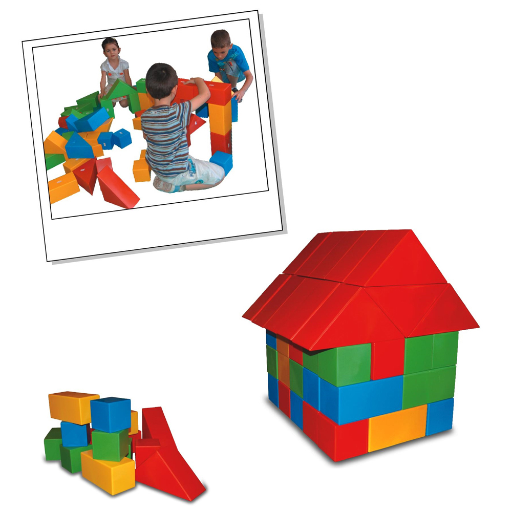 Kingkids Dev Plastik Bloklar - 60 Parça