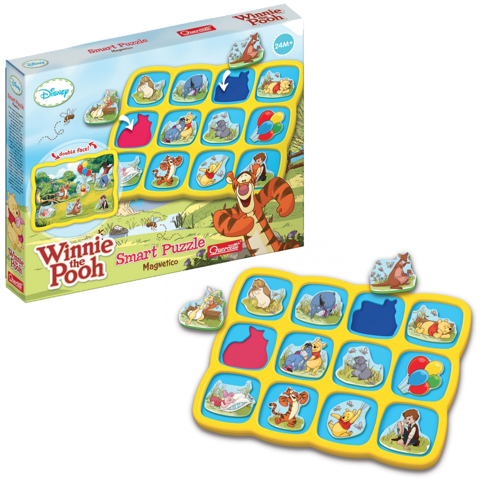Quercetti Smart Mıknatıslı Puzzle-Wınnıe The Pooh