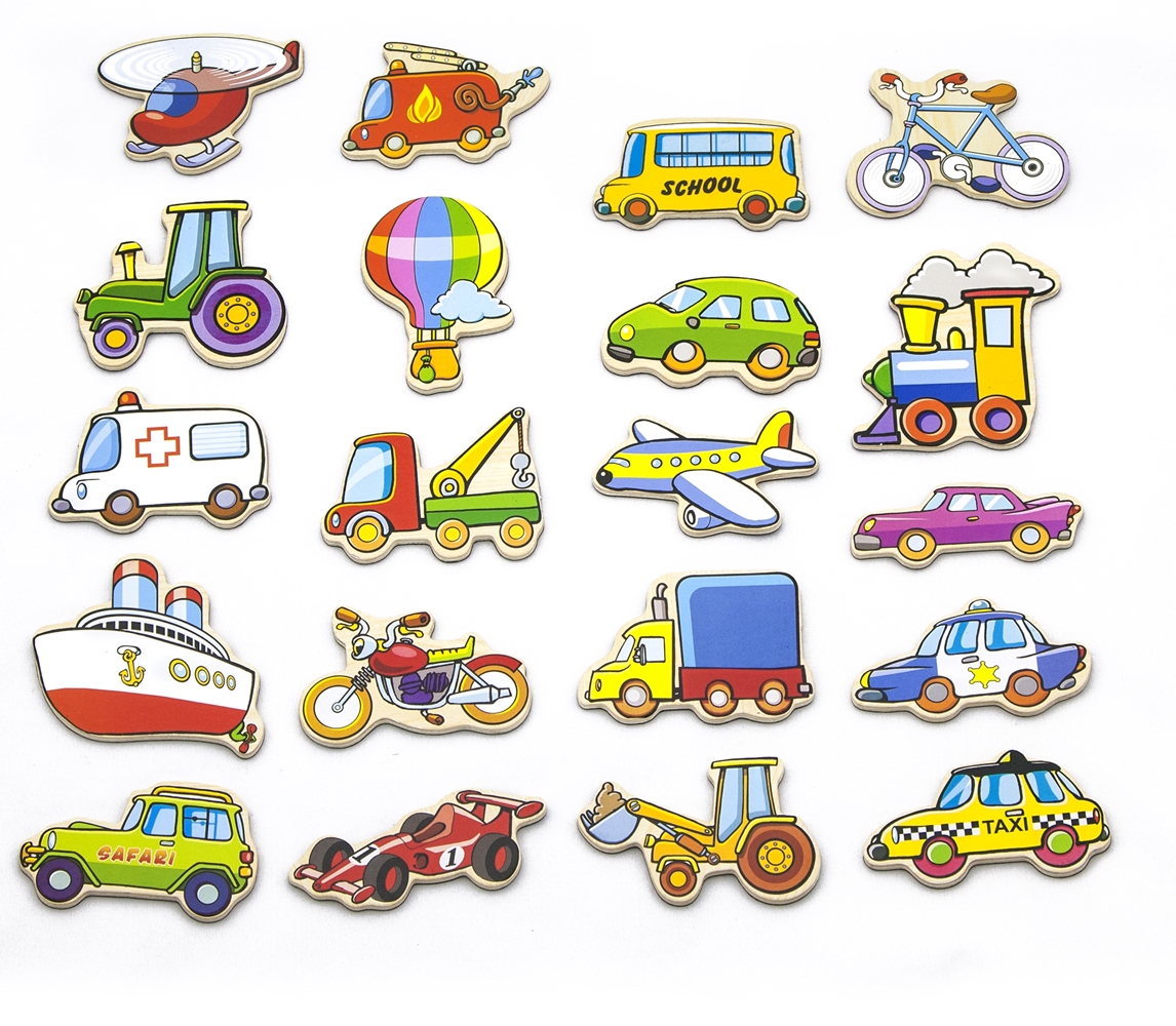 Vigatoys Manyetik Taşıtlar-20 Parça