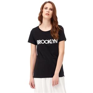 16583 Broklyn Baskı Uzun T-Shirt